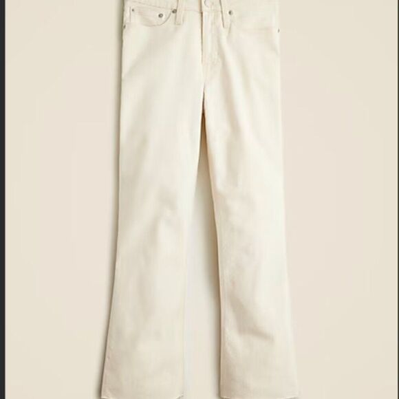 J. Crew bp492 Tall 9" demi-boot crop jean in Wedgewood wash  size 29 Tall NWT - Picture 3 of 11